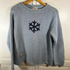 Disney | Women’s | Light Blue | Snowflake | Winnie the Pooh | Knit Sweater | M